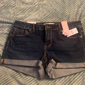 NWT juniors denim short  shorts